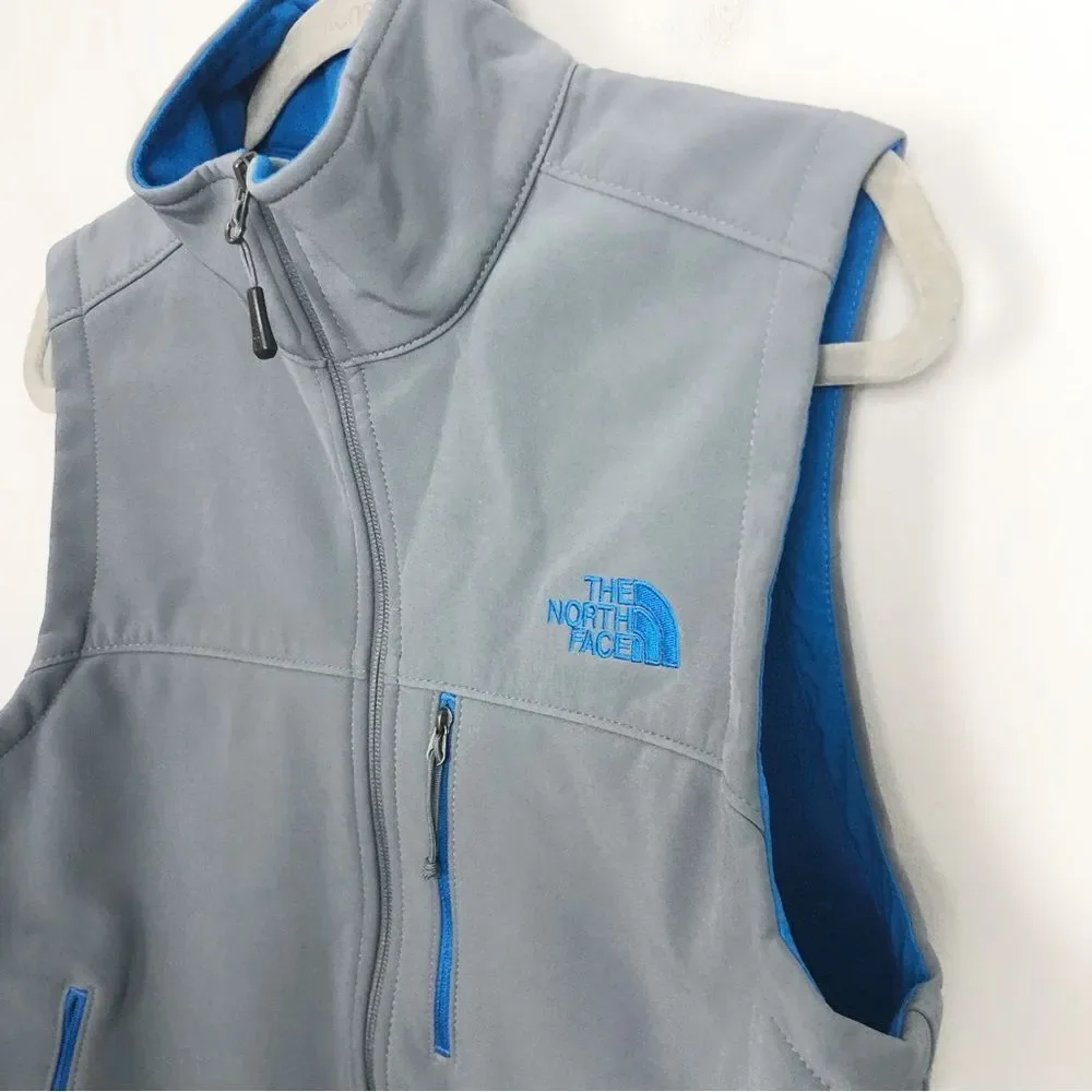 THE NORTH FACE | Apex Bionic Zip Front Vest Gray & Turquoise Men’s Size Small